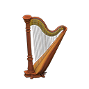 Harfe [Dunkelbraun] (Braun/Orange)