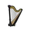 Harfe [Schwarz] (Schwarz/Beige)