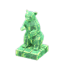 ледяная скульптура [Зеленый лед] (Зеленый/Зеленый)