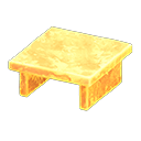 冰块桌 [冰黄色] (黄色/黄色)