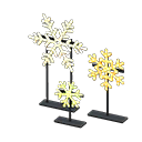 set de nieve de luces [Amarillo] (Amarillo/Naranja)