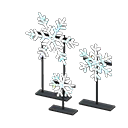 set de nieve de luces [Arcoíris] (Blanco/Blanco)