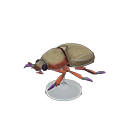 Animal Crossing New Horizons Scarab Beetle Model Image