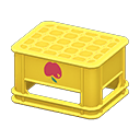 bottle crate [Yellow] (Yellow/Red)
