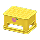 bottle crate [Yellow] (Yellow/Pink)