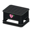 caja de refresco [Negro] (Negro/Rosa)