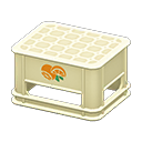 bottle crate [White] (White/Orange)