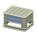 bottle crate [Gray] (Gray/Blue)