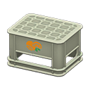 bottle crate [Gray] (Gray/Orange)