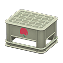 bottle crate [Gray] (Gray/Red)