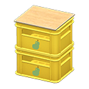pila de cajas de refresco [Amarillo] (Amarillo/Verde)