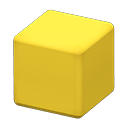 lampe cube (Blanc/Jaune)