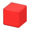 lampe cube (Blanc/Rouge)