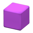 lampe cube (Blanc/Mauve)