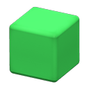 lampe cube (Blanc/Vert)