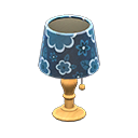 lámpara mesita (Beis/Azul)