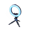 環形補光燈 [藍色] (藍色/黑色)