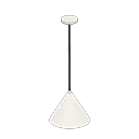 lámpara de techo simple [Blanco] (Blanco/Blanco)