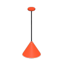 sobere hanglamp [Rood] (Rood/Rood)