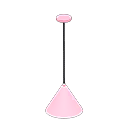 lámpara de techo simple [Rosa] (Rosa/Rosa)