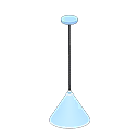 lampe à abat-jour basique [Bleu] (Bleu pâle/Bleu pâle)