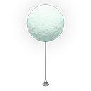 esfera musgo luminoso [Blanco] (Blanco/Gris)
