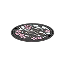 manhole cover: (Castle) White / Pink