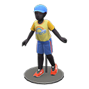 maniquí infantil [Negro] (Negro/Amarillo)
