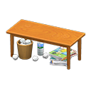 邋遢桌 [自然木色] (棕色/彩色)