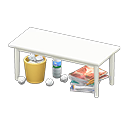 칠칠치 못한 테이블 [화이트] (화이트/컬러풀)