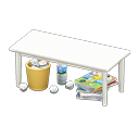 sloppy table [White] (White/Colorful)