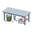 sloppy table [Gray] (Gray/Colorful)