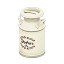 牛奶桶 [白色] (白色/棕色)