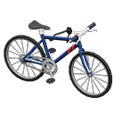 bici de montaña colgada [Azul marino] (Azul/Rojo)