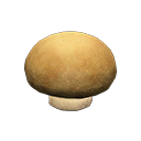 mush low stool: (Ordinary mushroom) Brown / Beige