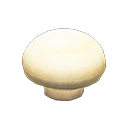 mush low stool: (White mushroom) White / White