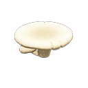mush table: (White mushroom) White / White