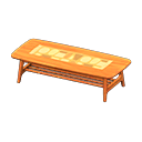 北歐風矮桌 [自然木色] (橘色/橘色)