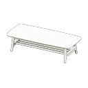 北歐風矮桌 [白色] (白色/白色)