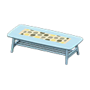 北歐風矮桌 [藍色] (水藍色/彩色)