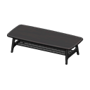 北欧风矮桌 [黑色] (黑色/黑色)
