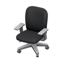 Animal Crossing New Horizons Black Modern Office Chair