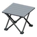 tavolo portatile da picnic [Nero] (Nero/Grigio)