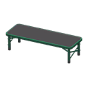 banco plegable de pícnic [Verde] (Verde/Negro)