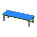 banco plegable de pícnic [Verde] (Verde/Azul)