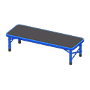 banco plegable de pícnic [Azul] (Azul/Negro)