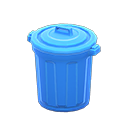 garbage pail: () Aqua / Aqua