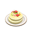 fruit-topped pancakes