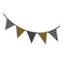 party garland [Gorgeous] (Black/Brown)