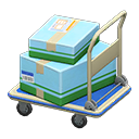carrito de correo [Azul] (Azul/Celeste)